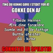 Gokketid er spildtid3