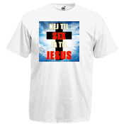 Nej til sex, Ja til Jesus t-shirt "Billig bras edition"